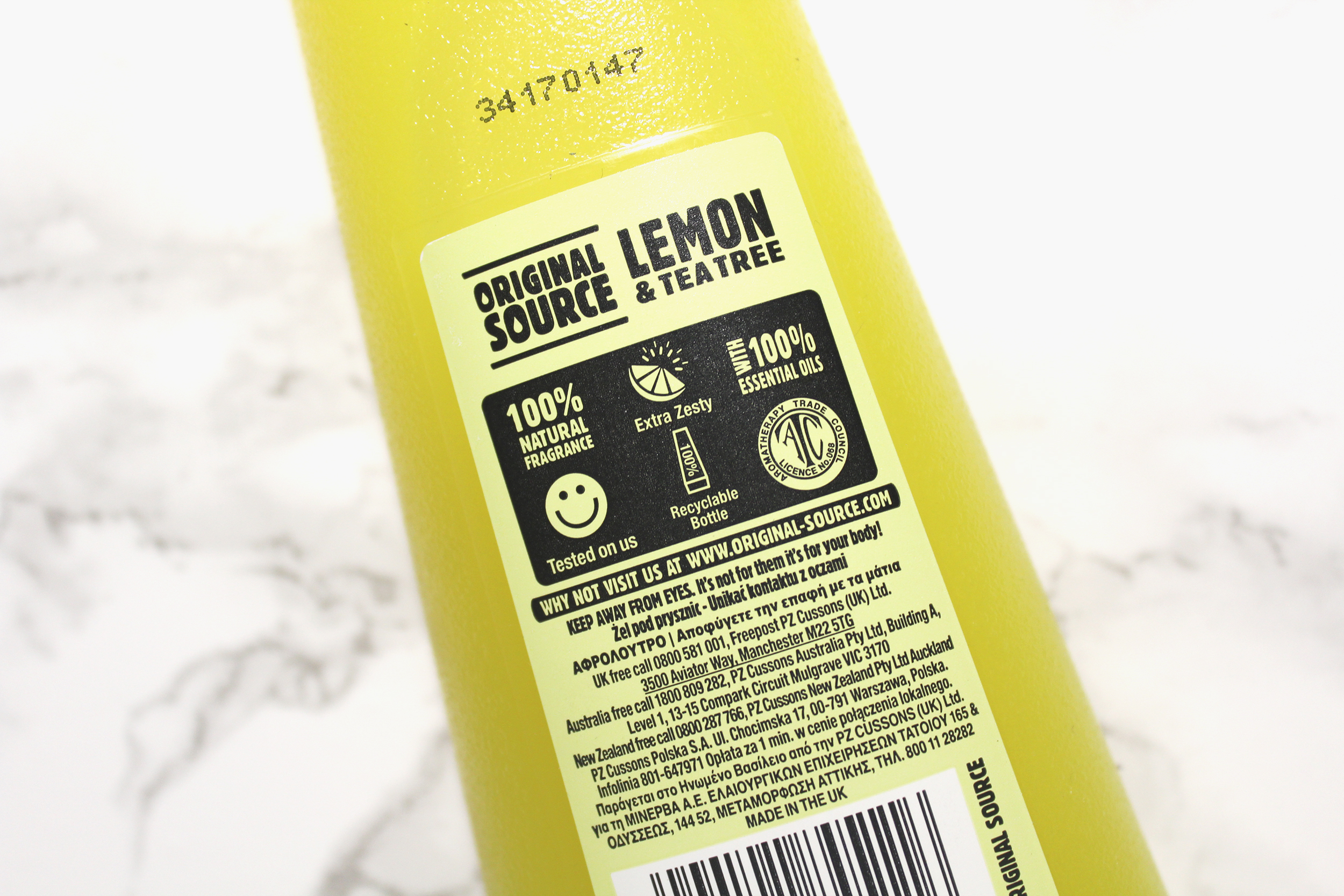 Original Source Lemon and Tea Tree Shower Gel