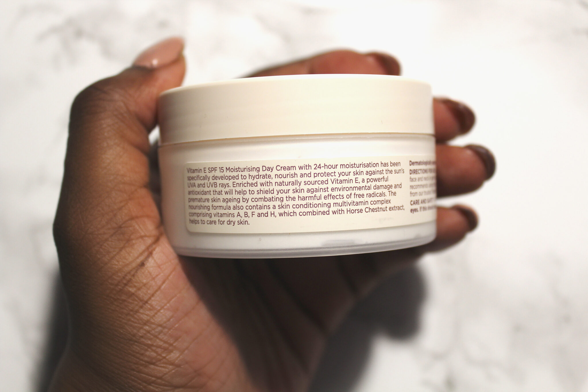 Superdrug Vitamin E SPF 15 Moisturising Day Cream Review Skincare