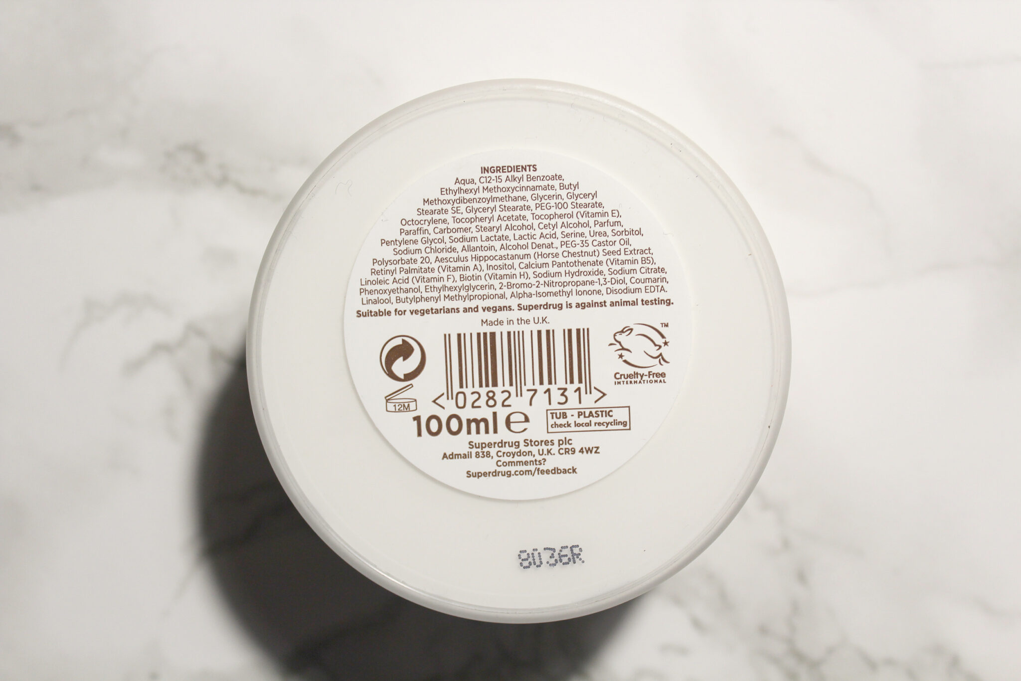 Superdrug Vitamin E SPF 15 Moisturising Day Cream Review Skincare