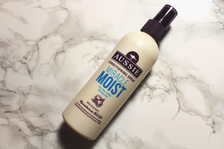 Aussie Miracle Moist Conditioning Spray Review Hair Beauty Blog