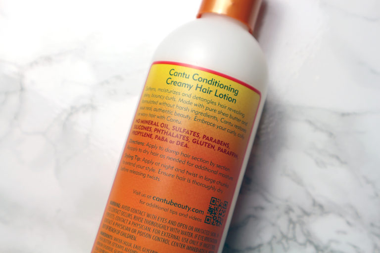 Cantu Conditioning Creamy Hair Lotion Review Natural Hair Care